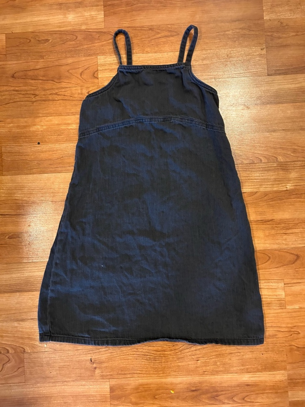 Old Navy Black Smocked Waist Sleeveless Dress